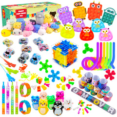 Party Favors Toy for Kids, Pinata Filler, Treasure Chest, Classroom Prizes, Treasure Box Prizes,Goodie Bag Fillers, Pinata Stuffers