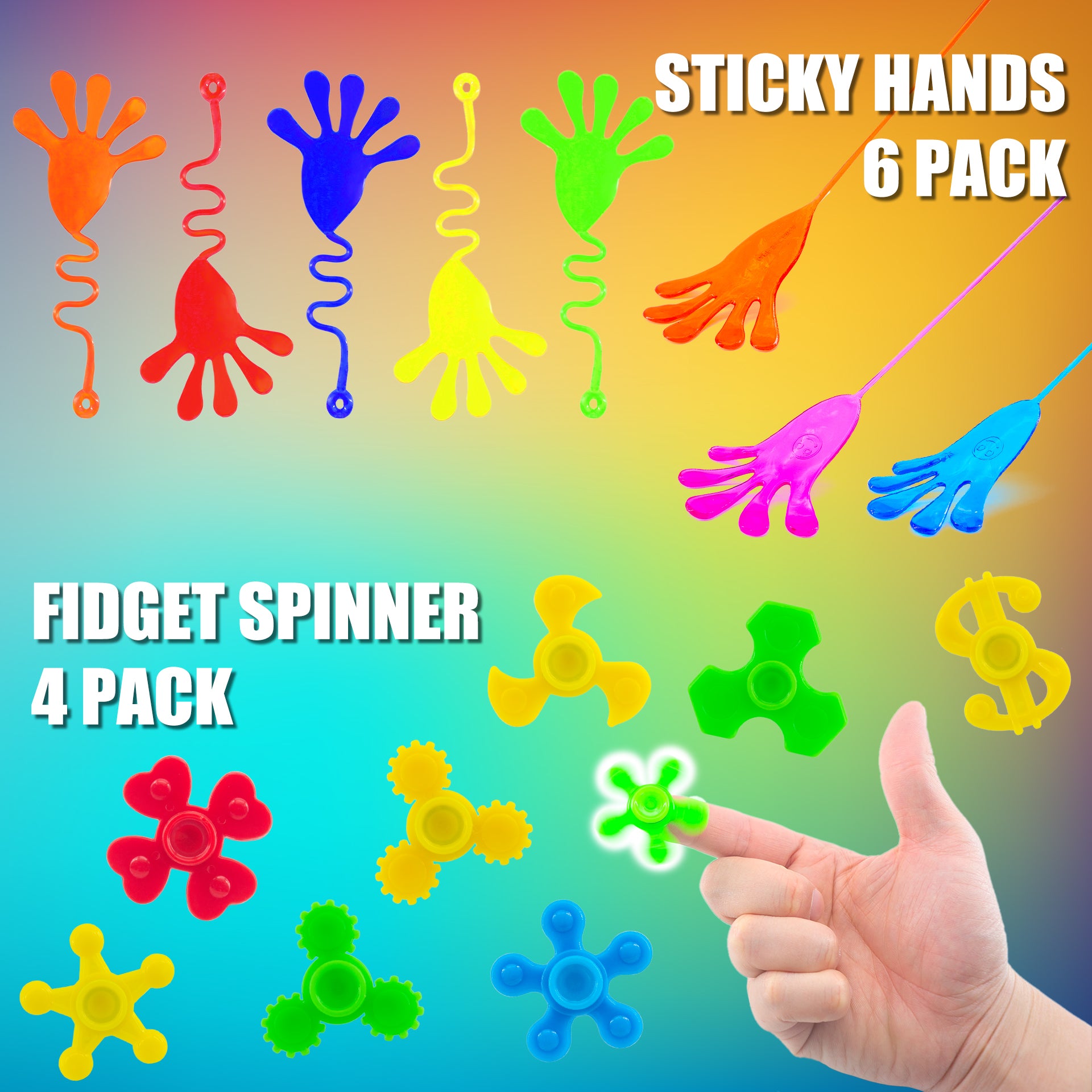 100 pcs Fidget Toys Pack, Party Favors For Kids 8-12 Mini Autism