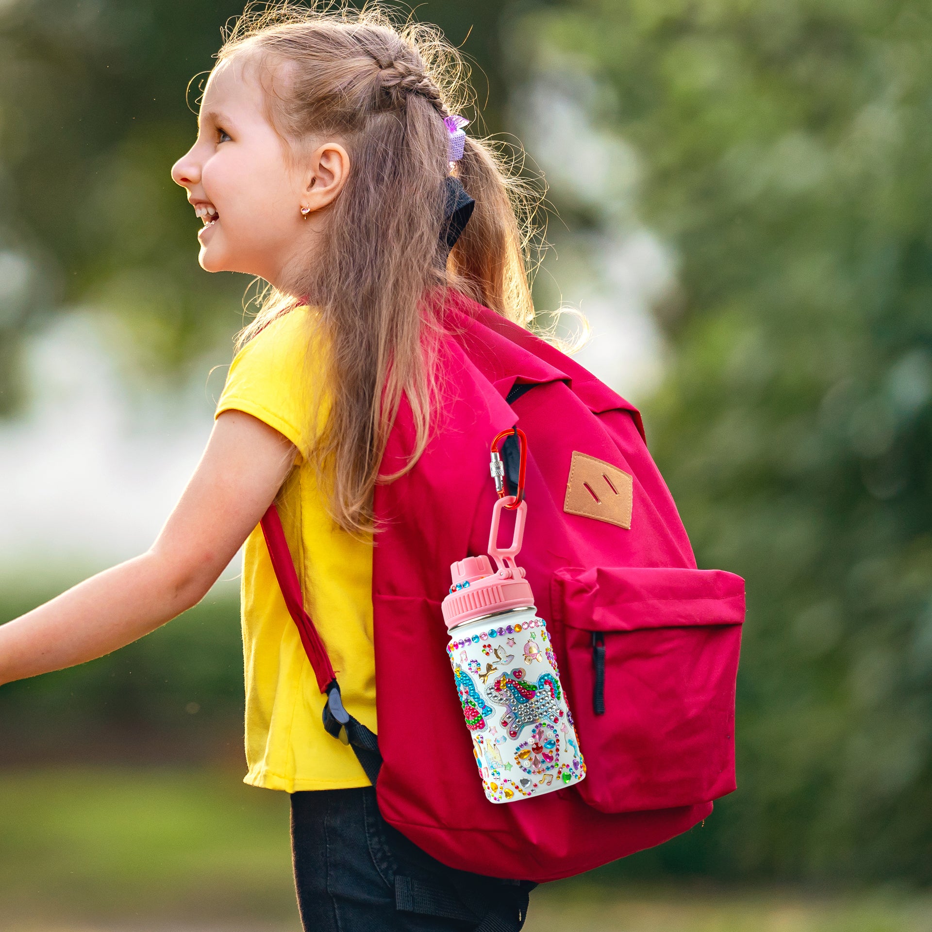 7July Decorate Your Own Water Bottle Kits for Girls Age 4-6-8-10