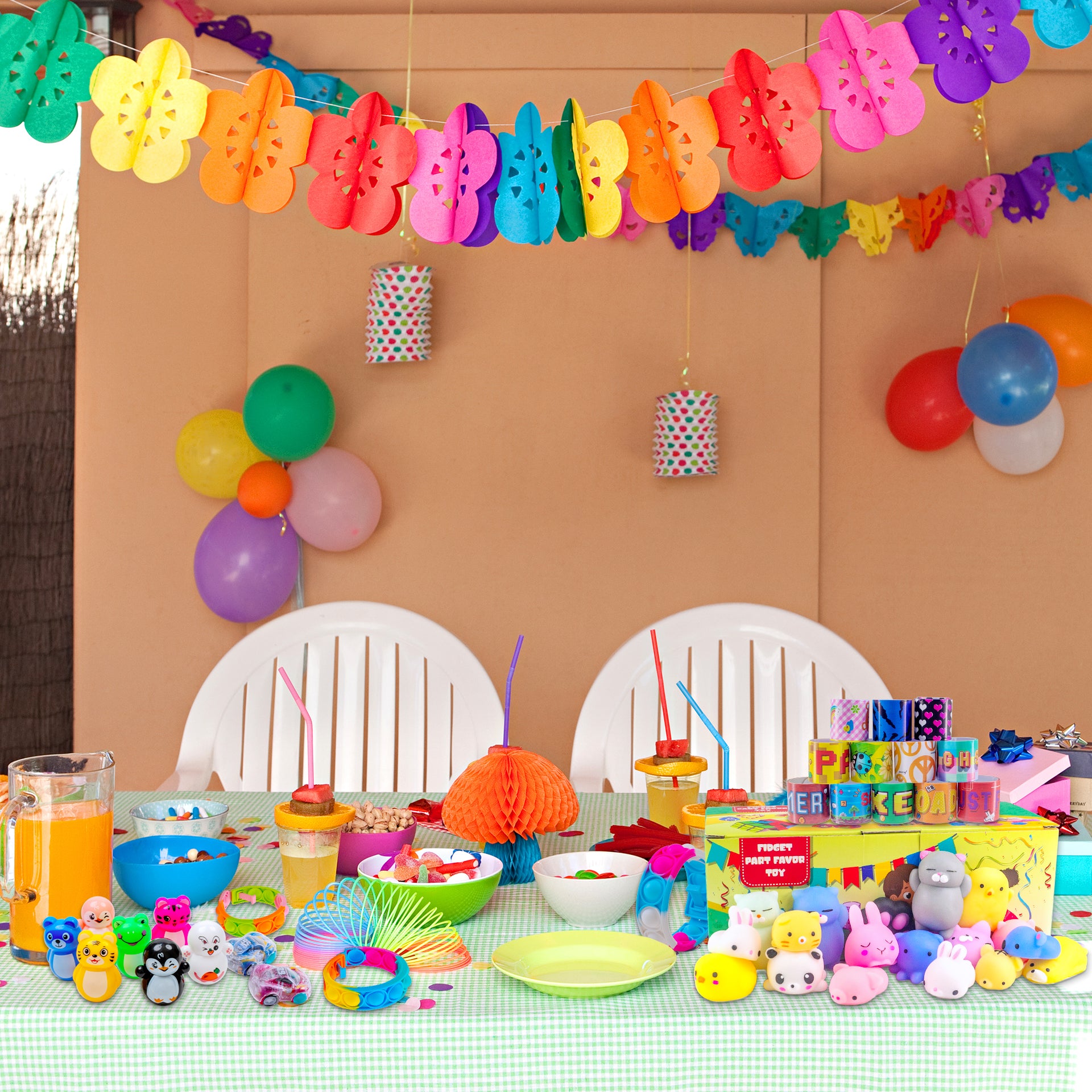 Party Favors Toy for Kids, Pinata Filler, Treasure Chest, Classroom Prizes, Treasure Box Prizes,Goodie Bag Fillers, Pinata Stuffers