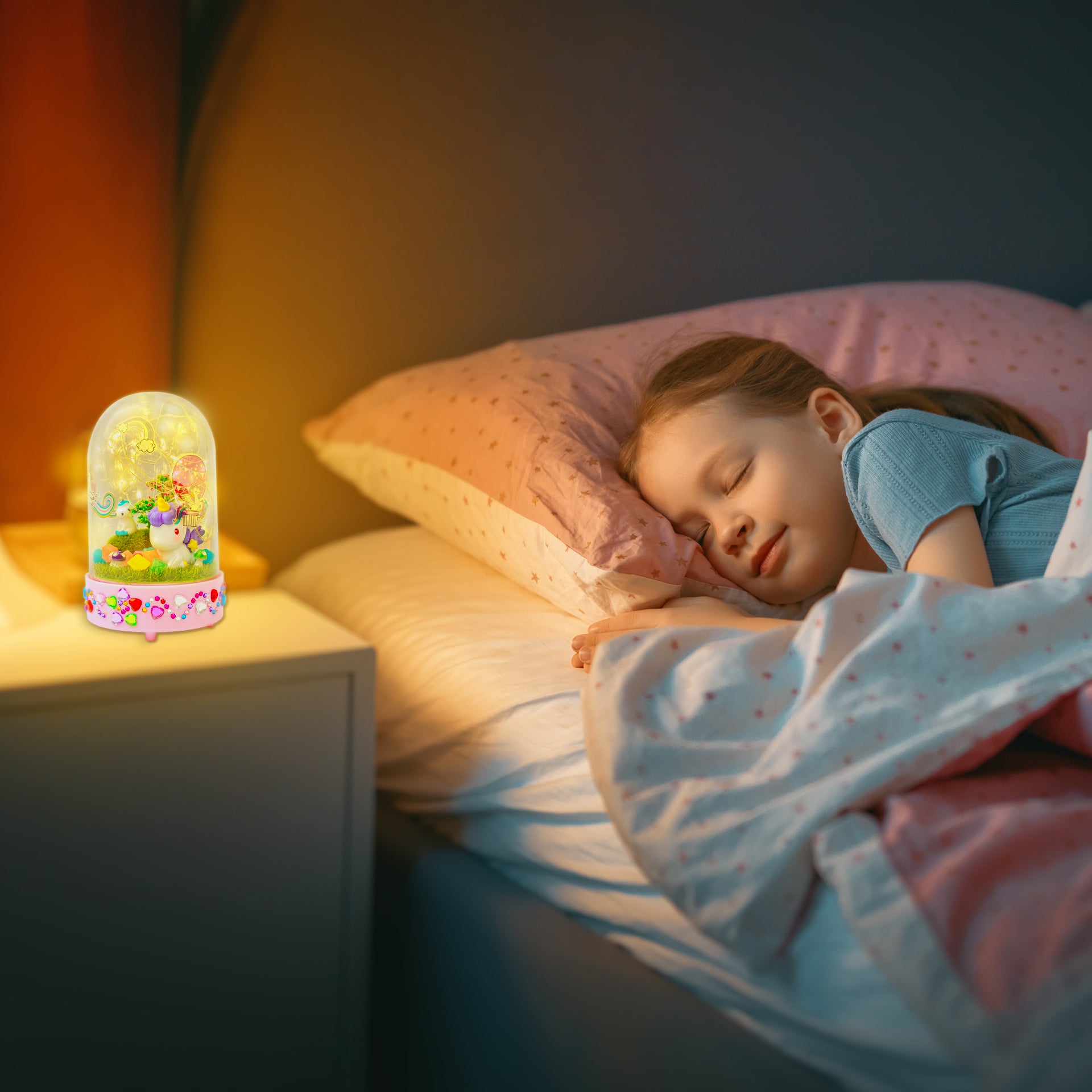 Make Your Own Unicorn Night Light - Unicorn Craft Kit for Kids, Arts and Crafts Nightlight Project Novelty for Girl Age 4 to 9 Year Old, Unicorns Gifts for Girls
