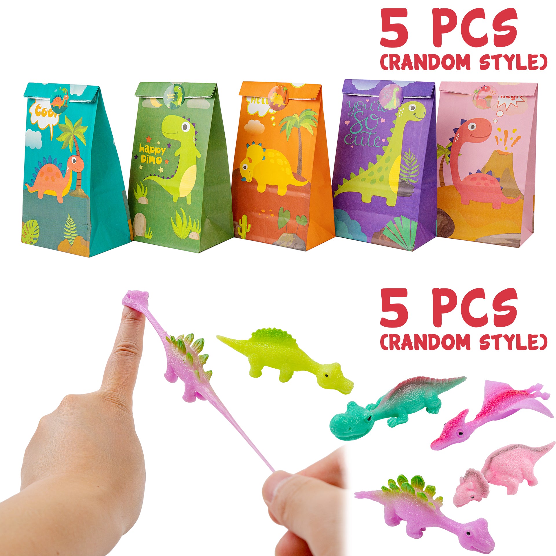 Dinosaur Party Favors, Party Favor Bags, Kids Dinosaur Birthday Party –  RokerTime